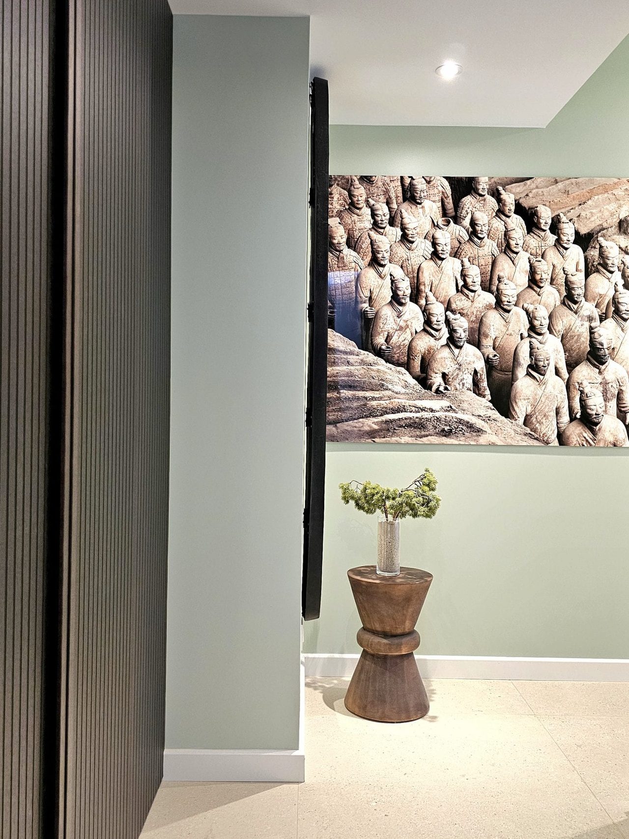 Salines, Le Pouliguen — couloir, rénovation d'appartement par Créa'Home