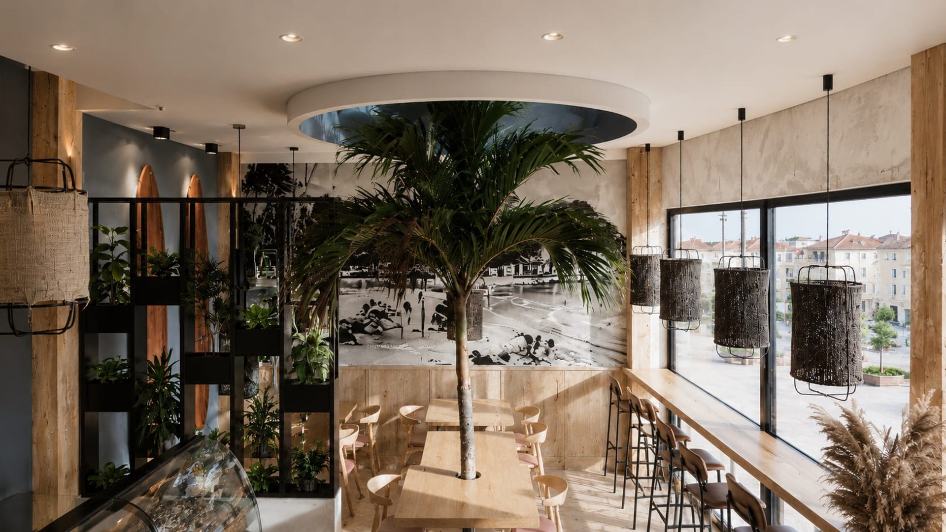 Poke & Tea — salle, restaurant par Créa'Home