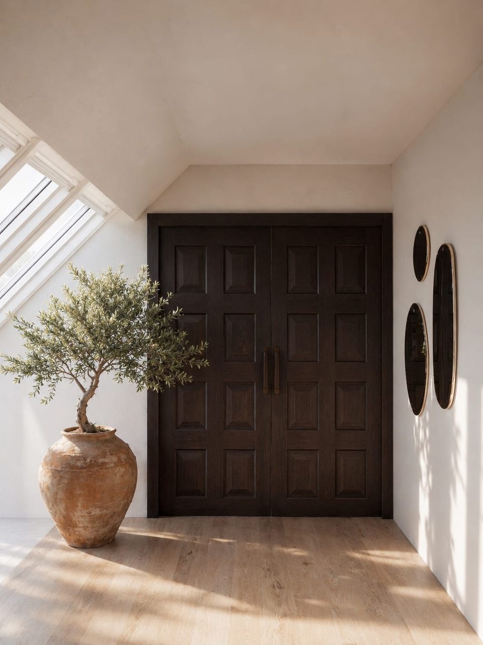 Clos Pecheret — entrée, rénovation de villa par Créa'Home