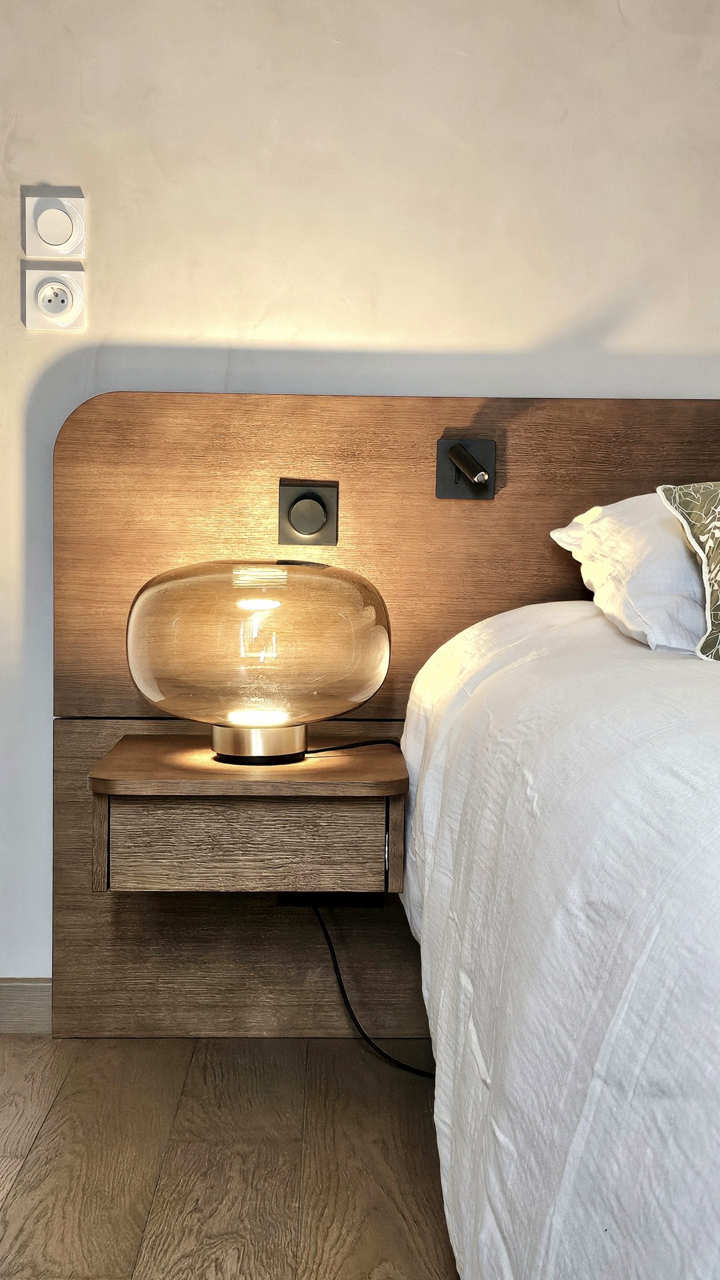 Salines, Le Pouliguen — chambre, rénovation d'appartement par Créa'Home