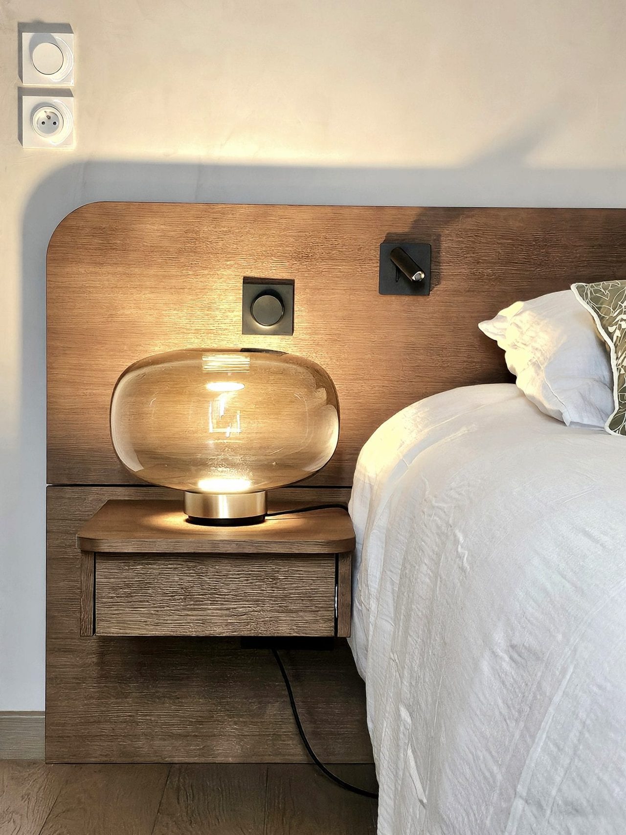 Salines, Le Pouliguen — chambre, rénovation d'appartement par Créa'Home