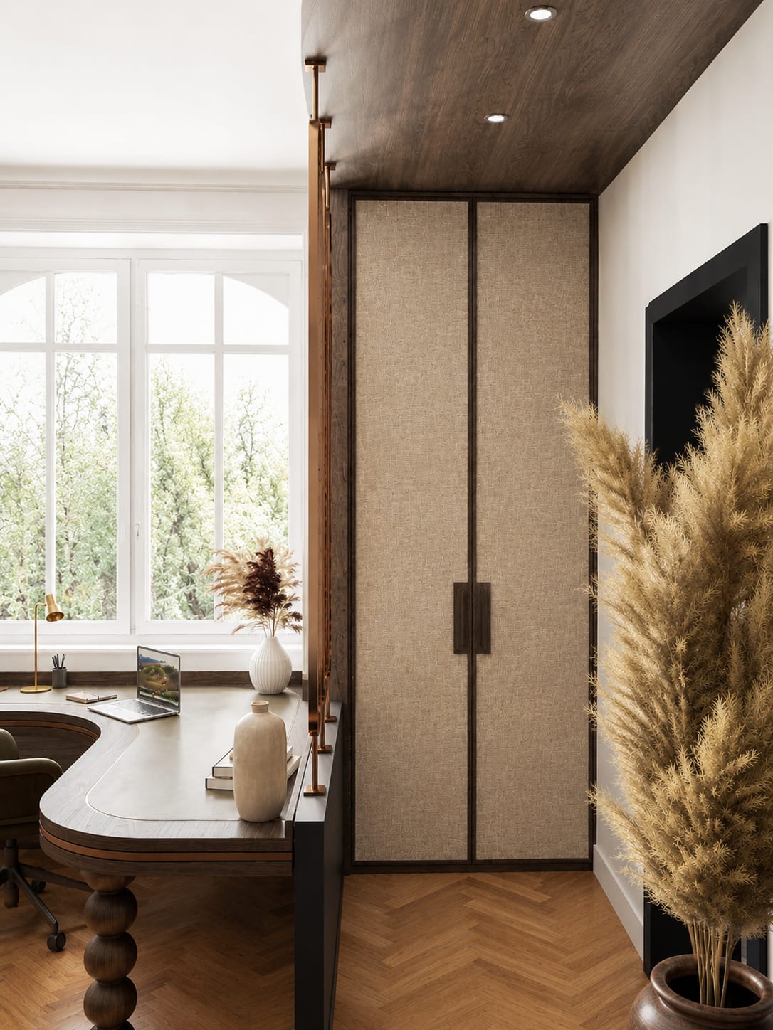 Rue du Temple, Paris — dressing, rénovation d'appartement par Créa'Home
