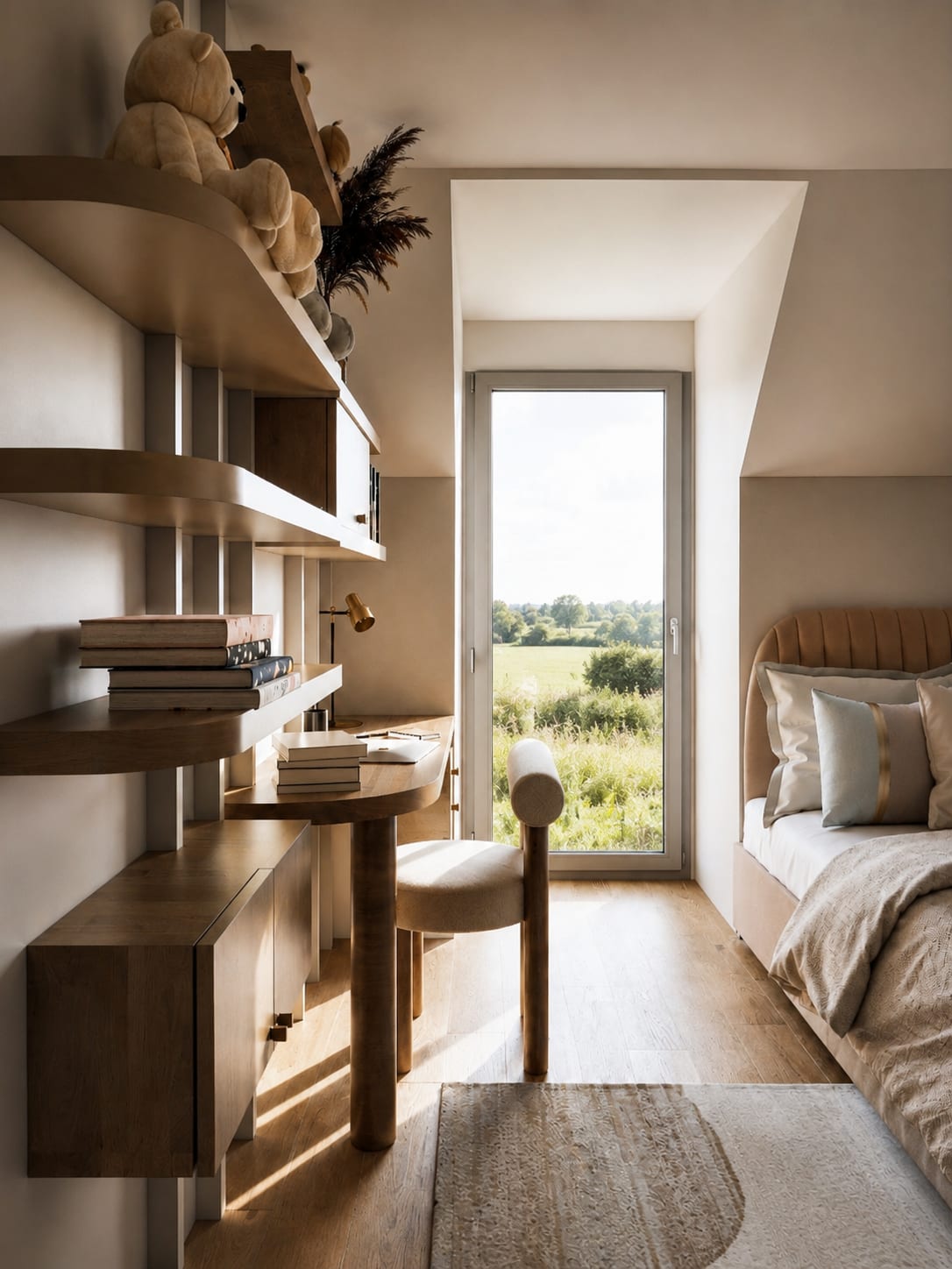 Clos Pecheret — chambre, rénovation de villa par Créa'Home