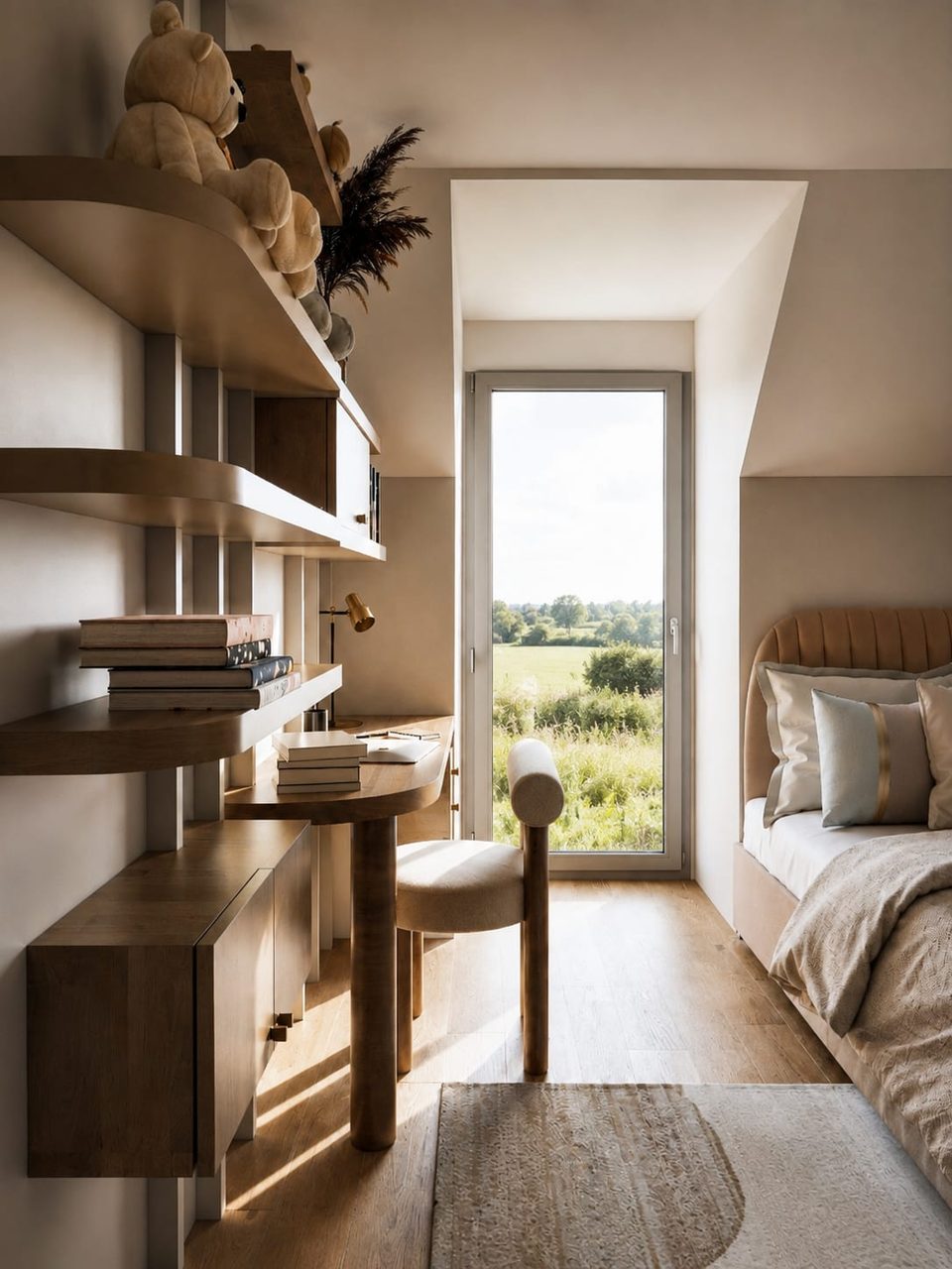 Clos Pecheret — chambre, rénovation de villa par Créa'Home