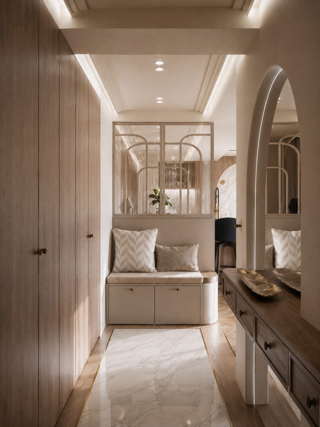 Wagram, Paris — dressing, rénovation d'appartement par Créa'Home