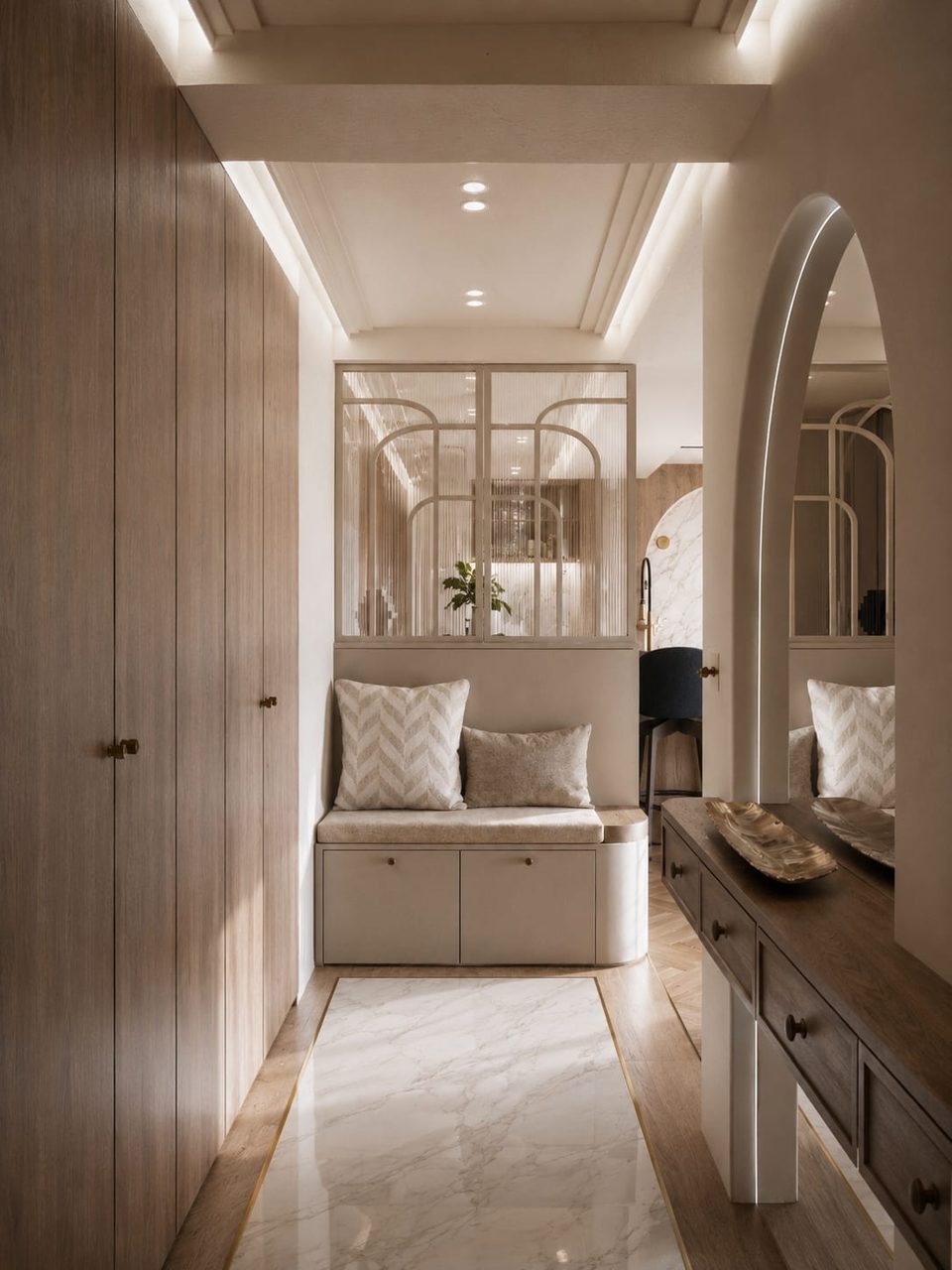 Wagram, Paris — dressing, rénovation d'appartement par Créa'Home