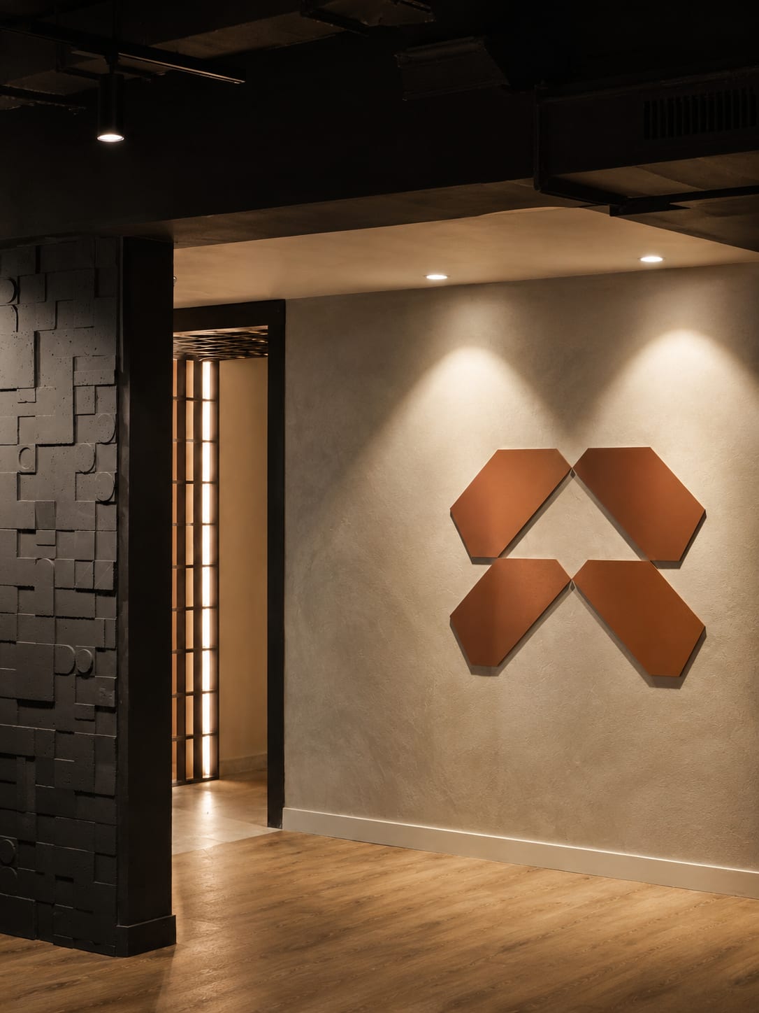 NXT LVL Club — couloir, salle de sport par Créa'Home