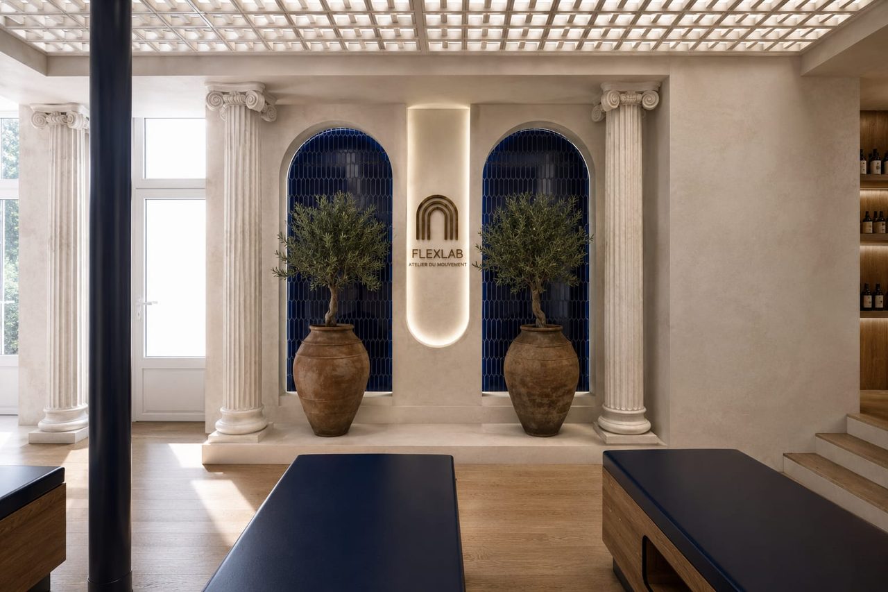 Flexlab Temple — vue 22, studio de bien-être par Créa'Home