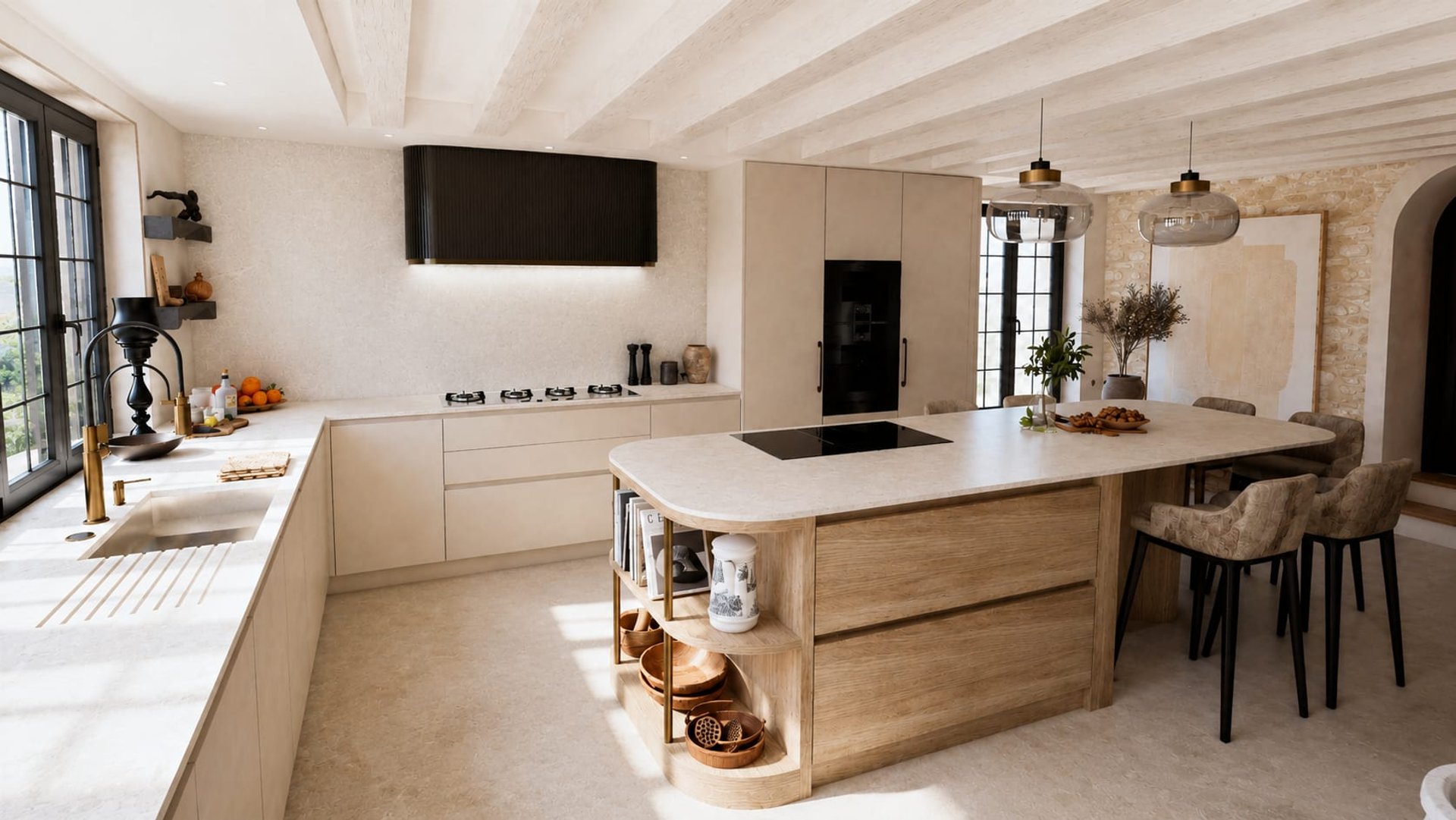 Saint-Sulpice — cuisine, rénovation de maison par Créa'Home