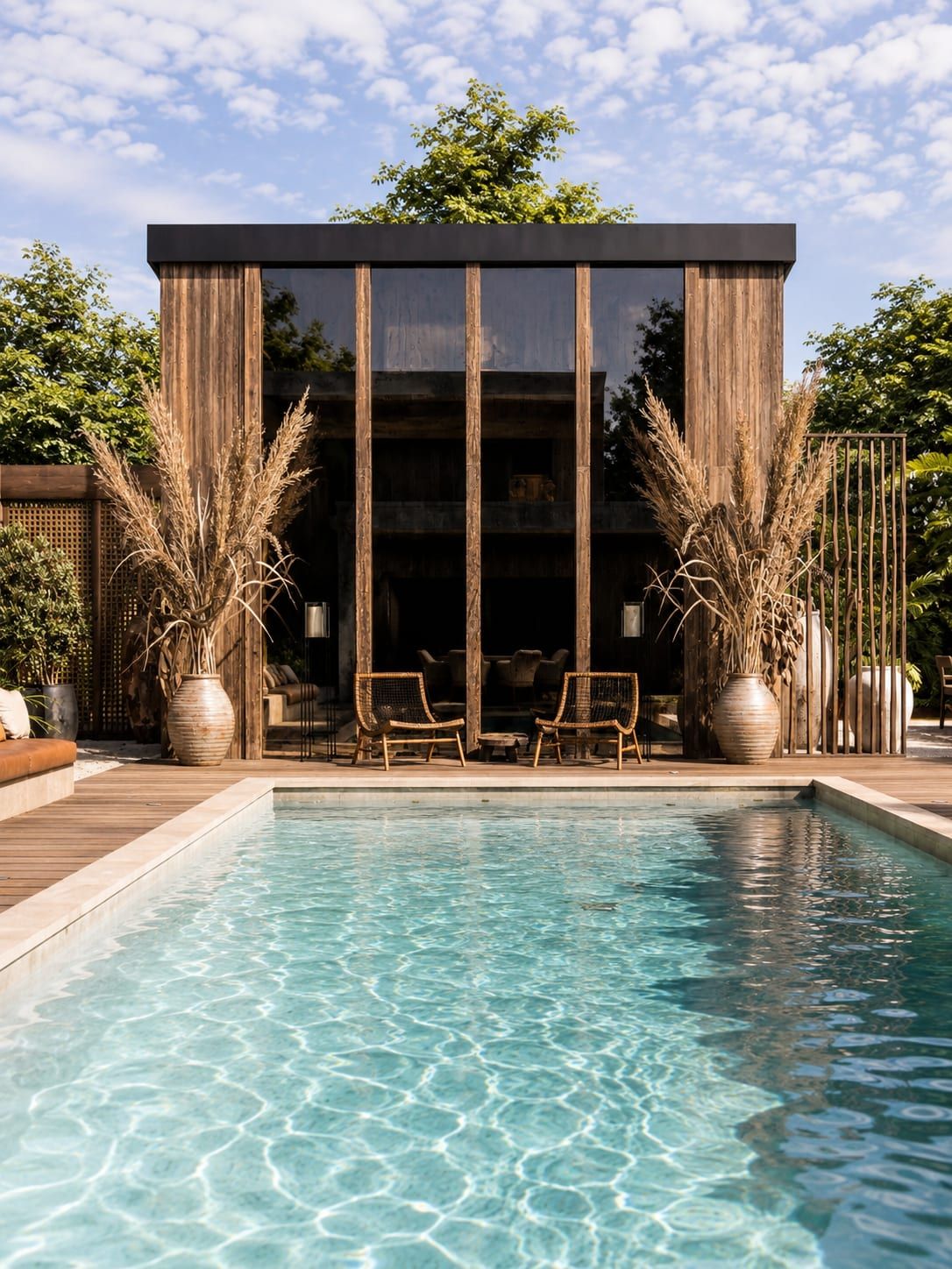 Villa Kerquessaud, La Baule — pool house, rénovation de villa par Créa'Home