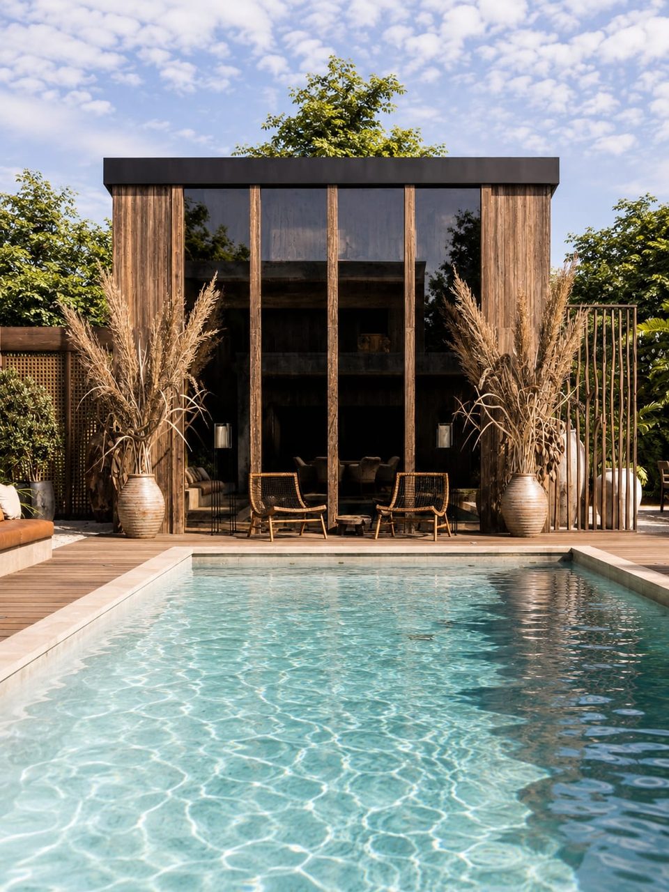 Villa Kerquessaud, La Baule — pool house, rénovation de villa par Créa'Home
