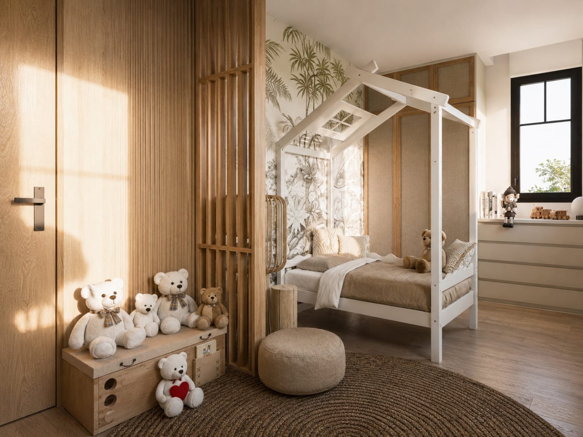 Villa Eden — chambre d'enfant, rénovation de villa par Créa'Home