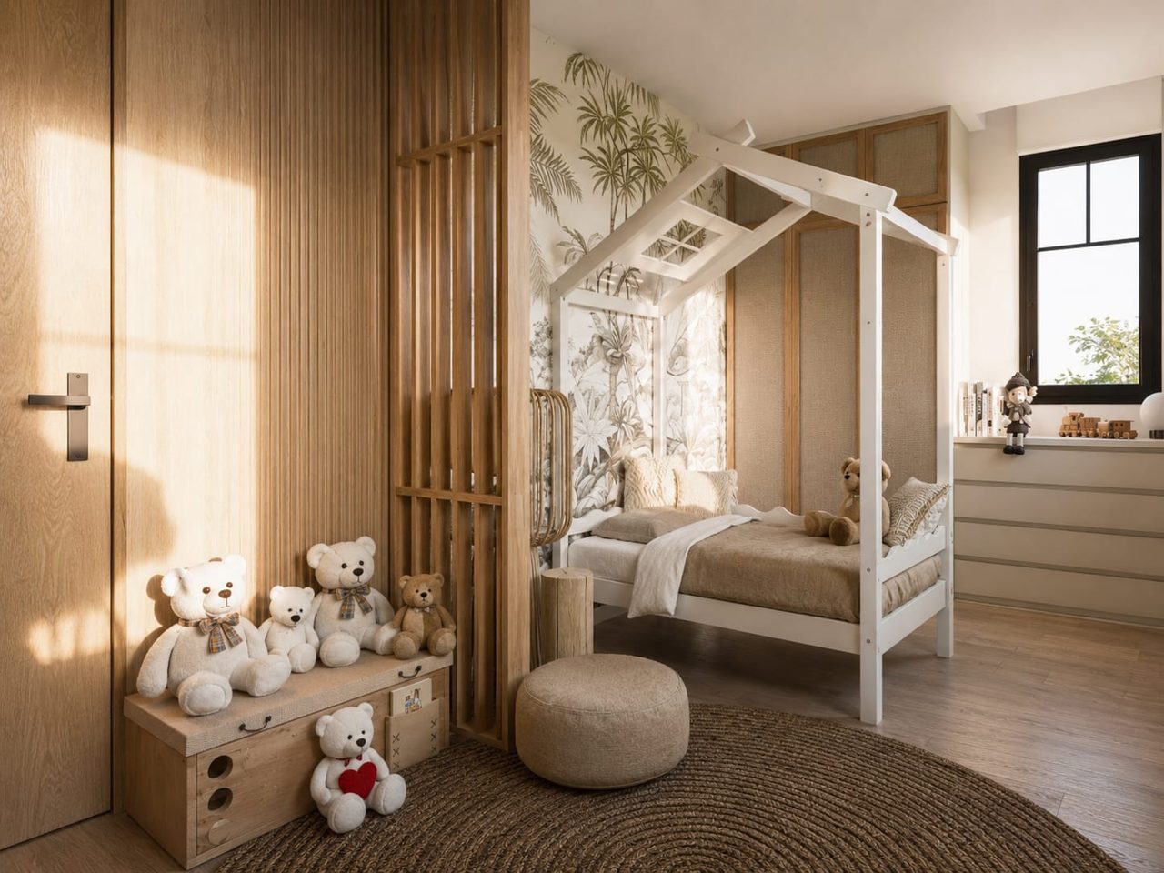 Villa Eden — chambre d'enfant, rénovation de villa par Créa'Home