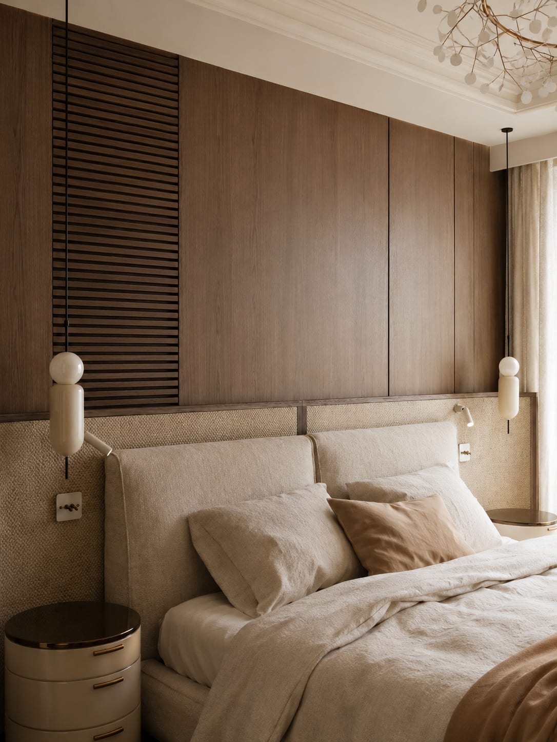 Wagram, Paris — chambre, rénovation d'appartement par Créa'Home
