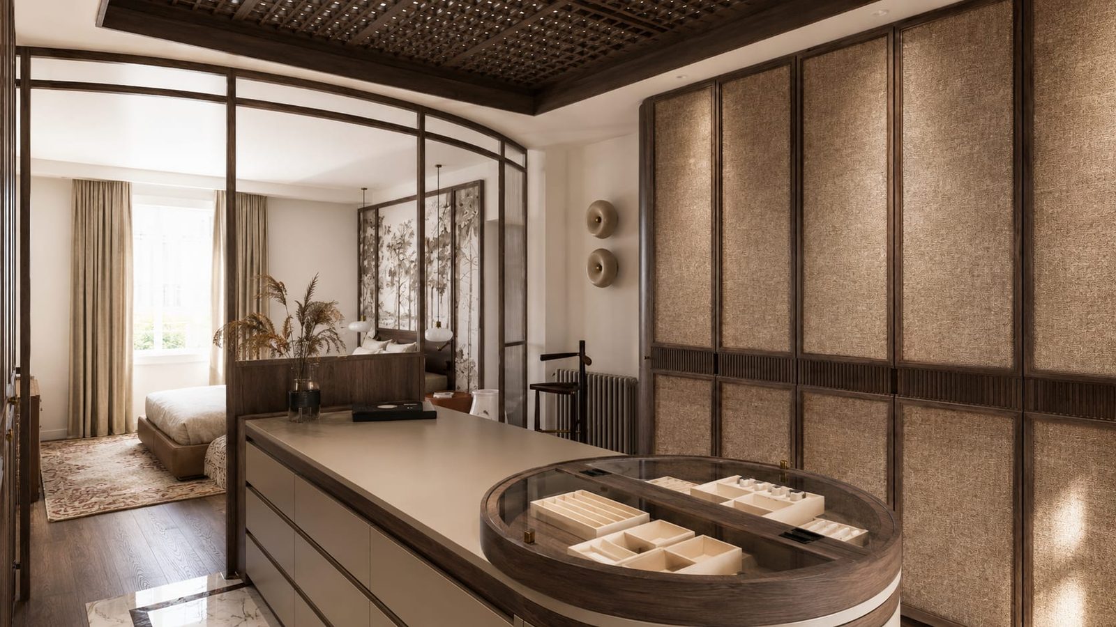 Rue du Temple, Paris — dressing, rénovation d'appartement par Créa'Home