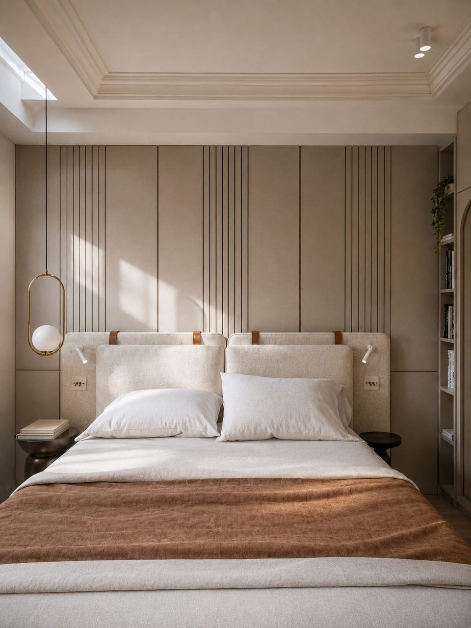 Wagram, Paris — chambre, rénovation d'appartement par Créa'Home