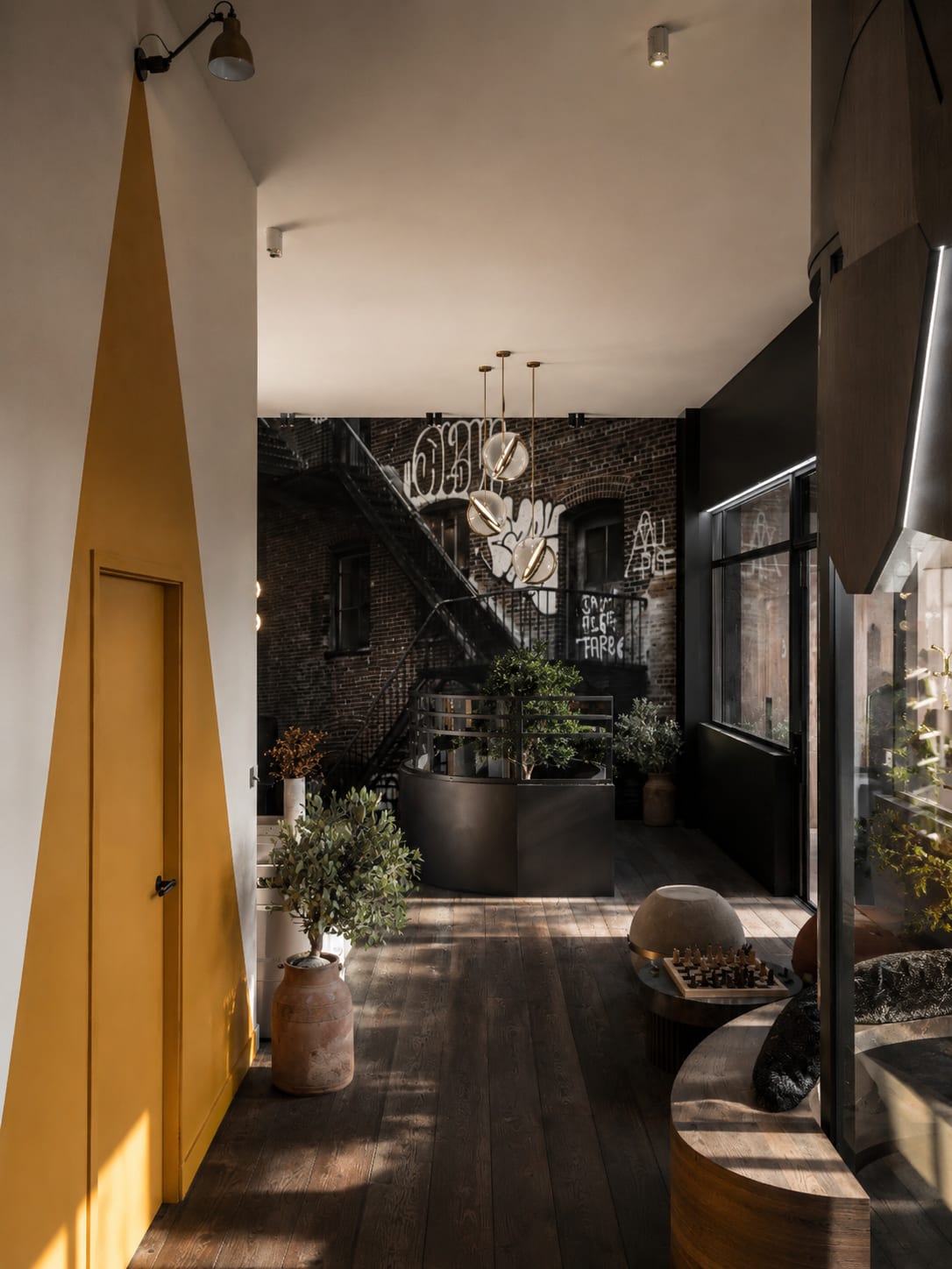 Lumen — couloir, bureaux par Créa'Home