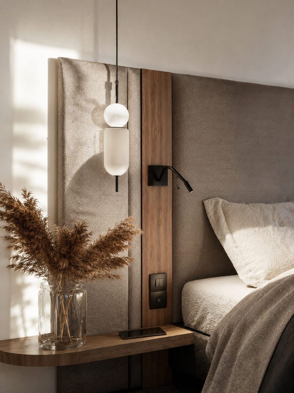 Heracleum — chambre, rénovation d'appartement par Créa'Home