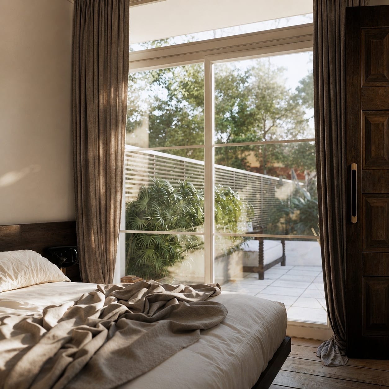 Villa Benoit — chambre, rénovation de villa par Créa'Home