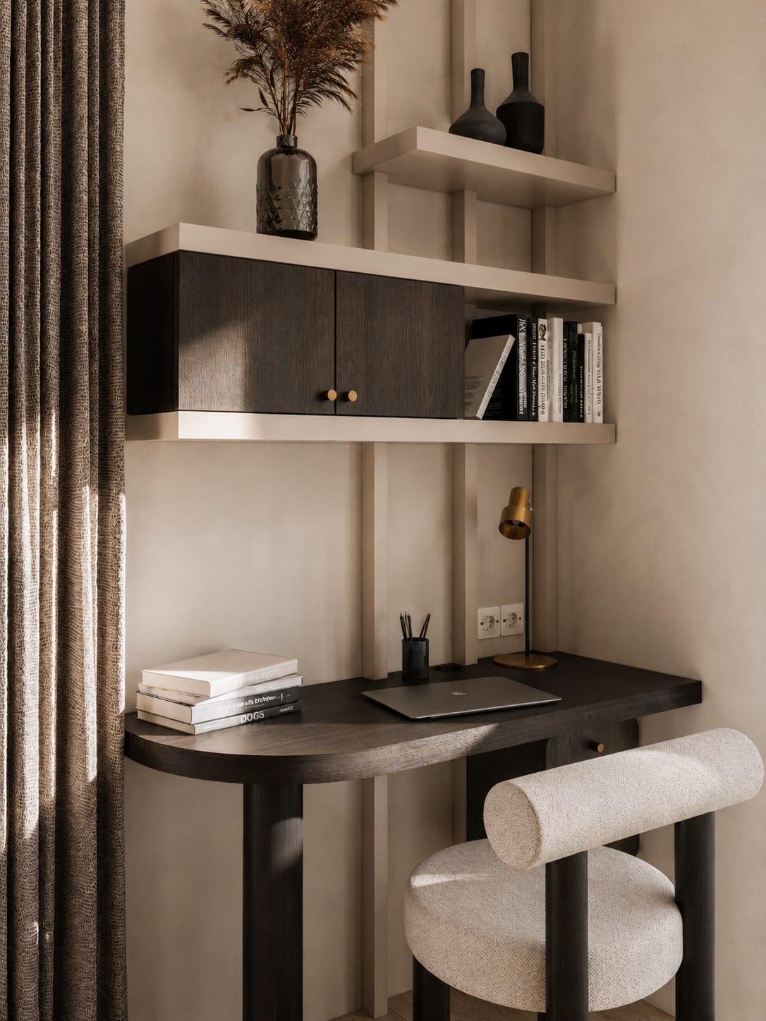 Clos Pecheret — bureau, rénovation de villa par Créa'Home