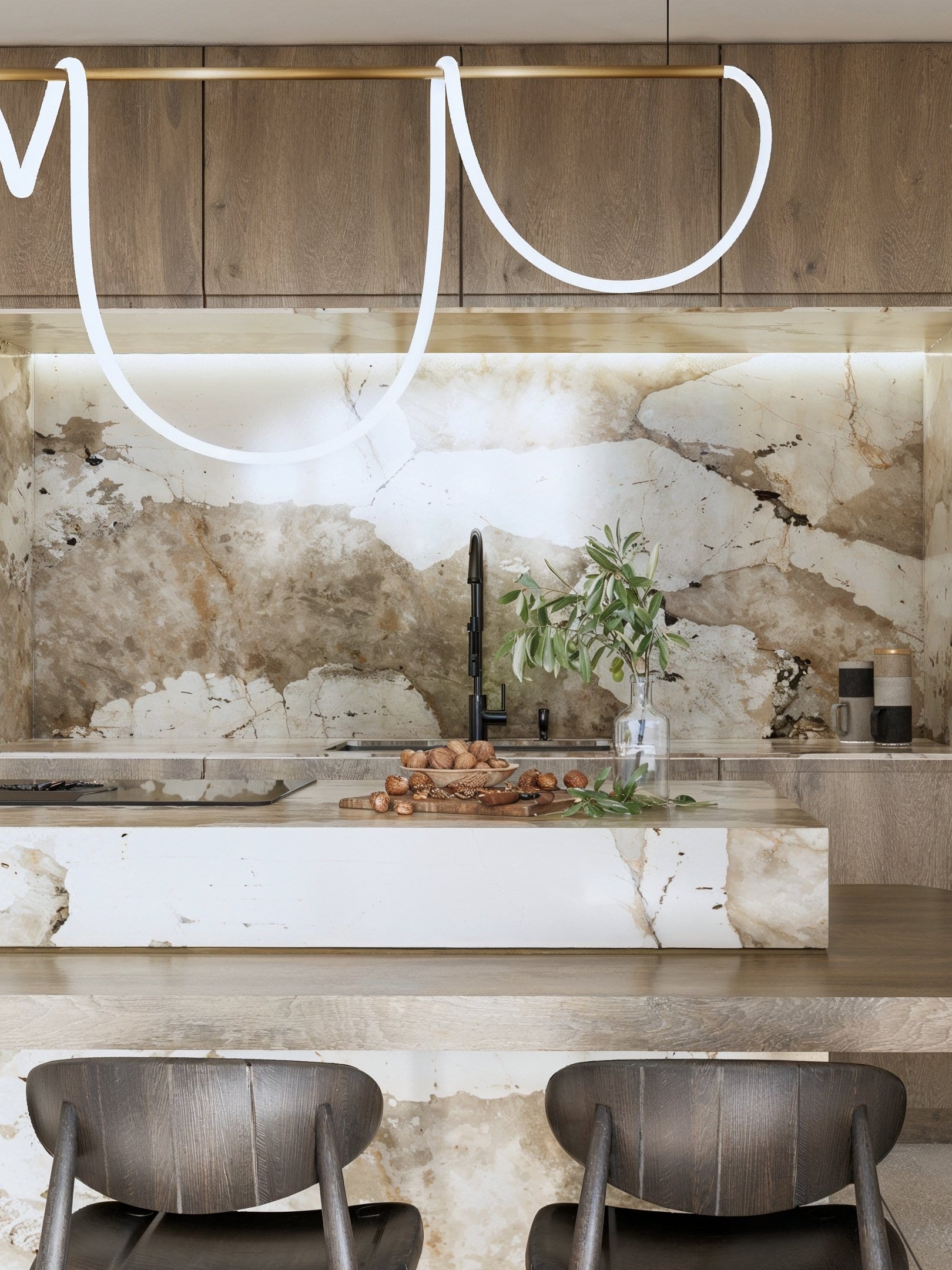 Océanide — cuisine, rénovation d'appartement par Créa'Home