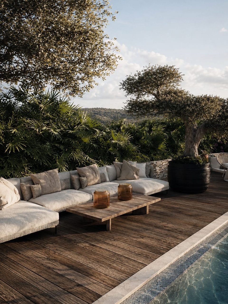 Villa Eden — terrasse, rénovation de villa par Créa'Home