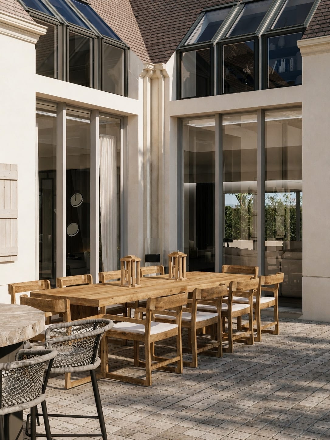 Clos Pecheret — terrasse, rénovation de villa par Créa'Home