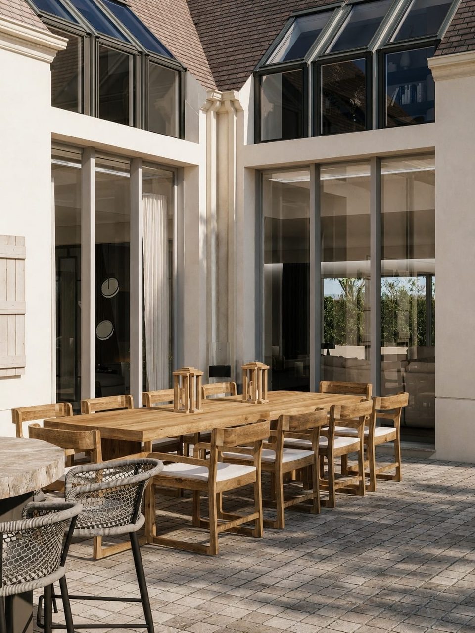 Clos Pecheret — terrasse, rénovation de villa par Créa'Home