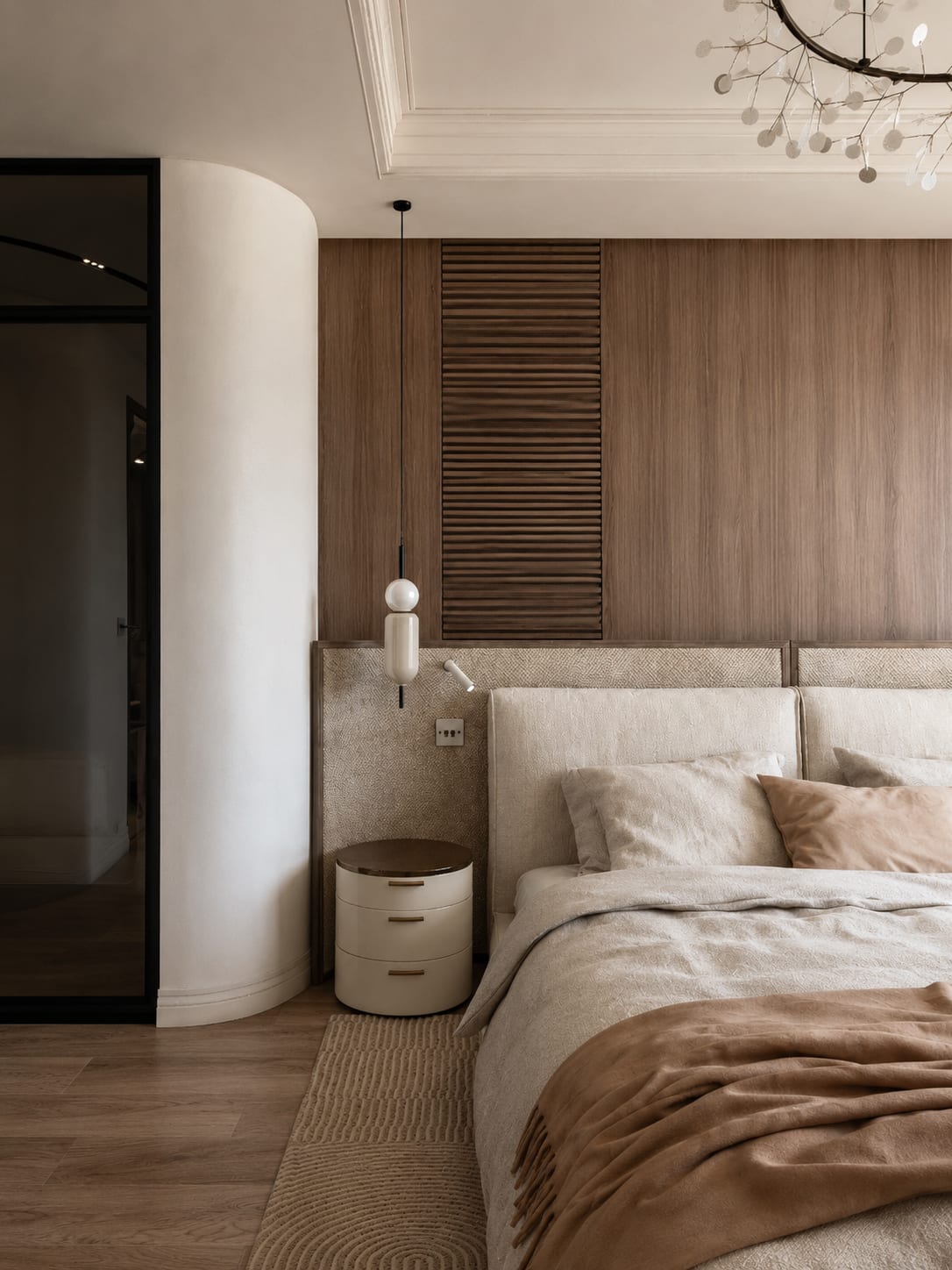 Wagram, Paris — chambre, rénovation d'appartement par Créa'Home