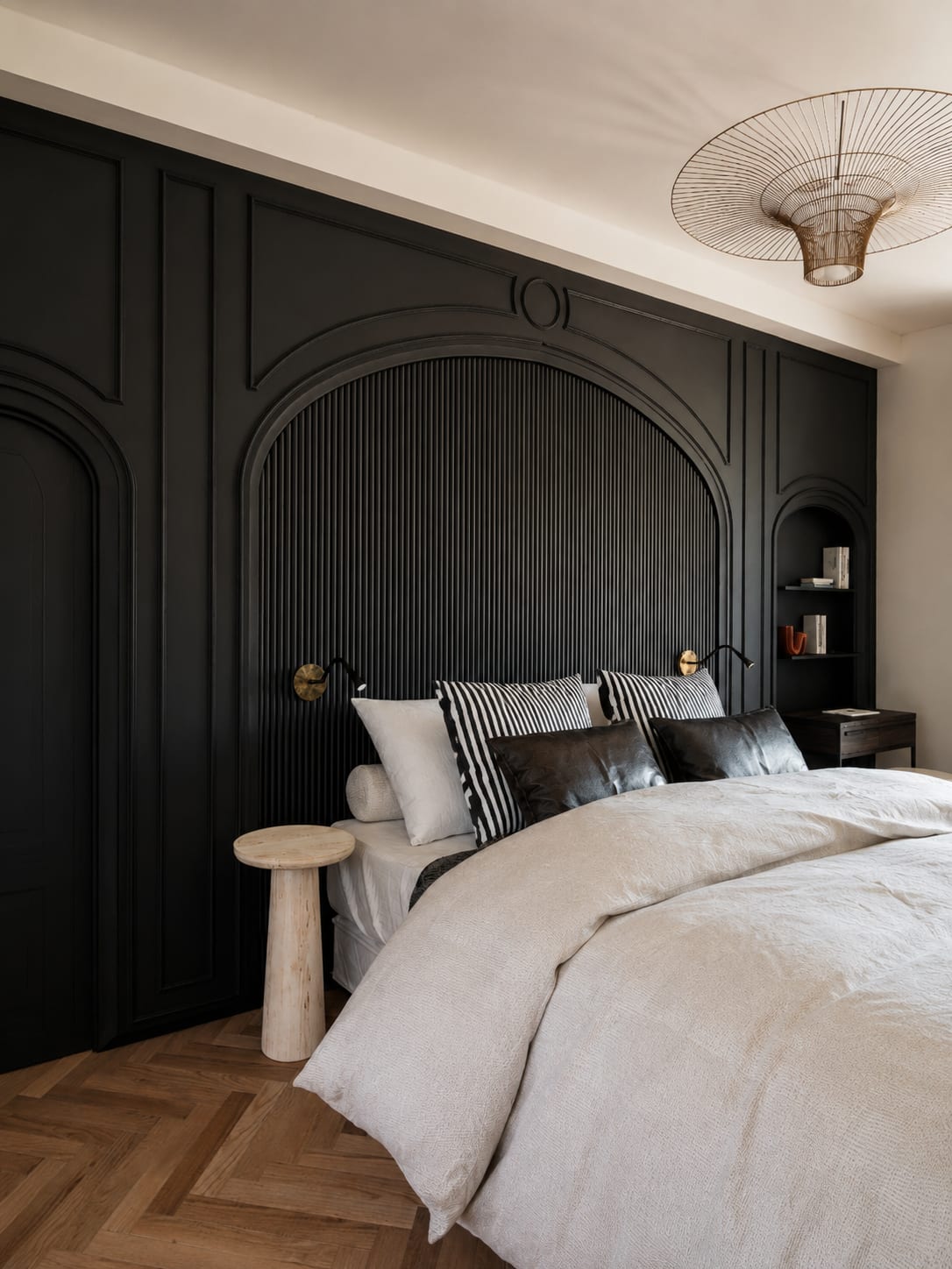 Villa Kerquessaud, La Baule — chambre, rénovation de villa par Créa'Home