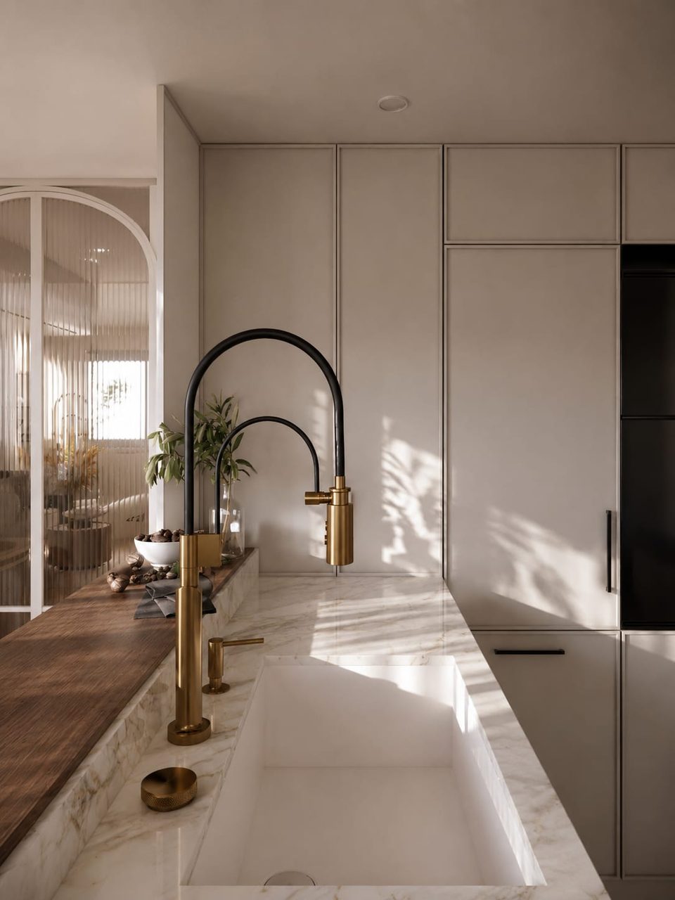 Wagram, Paris — cuisine, rénovation d'appartement par Créa'Home