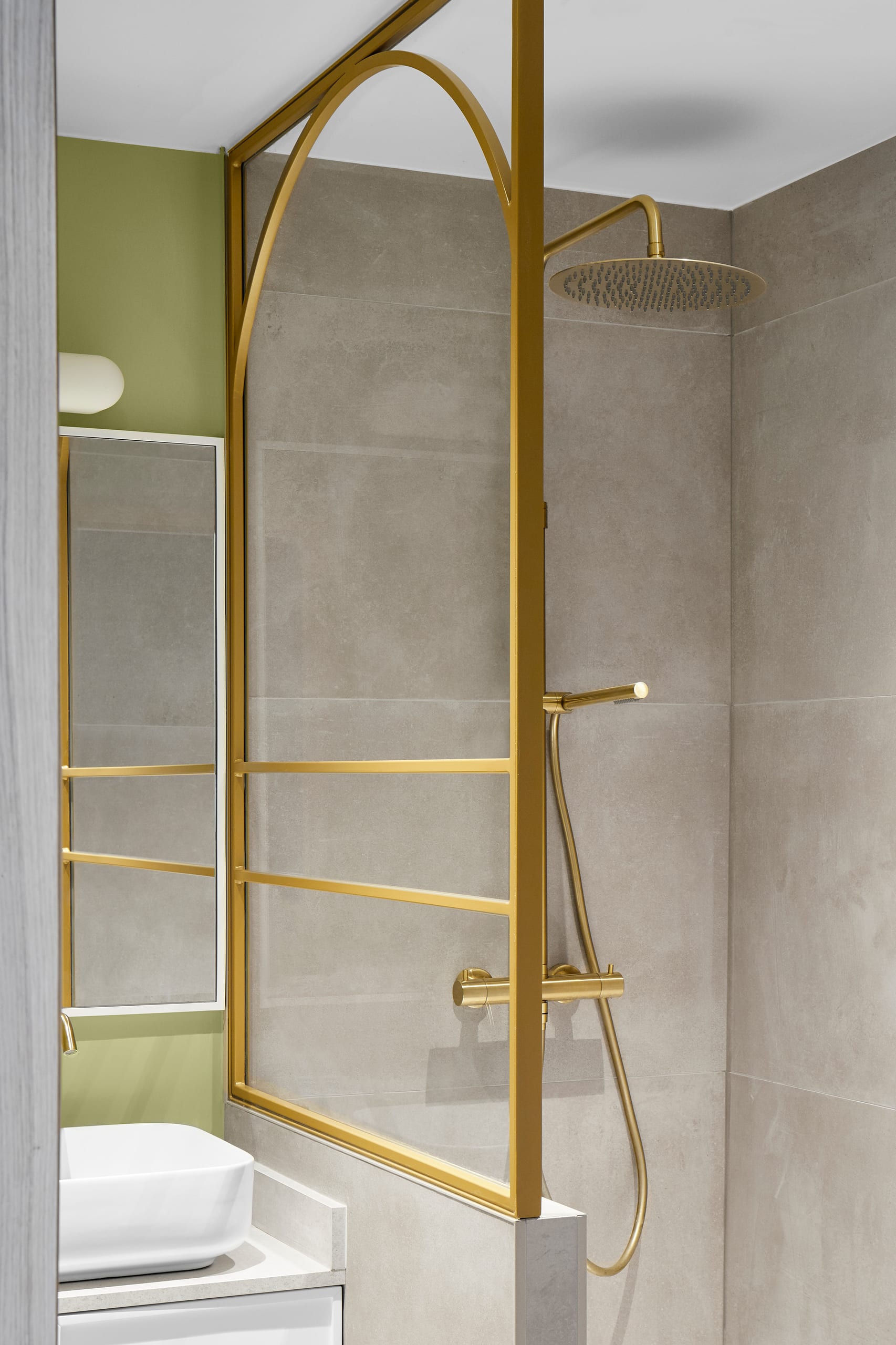 Ocean Drive, Le Pouliguen — salle de bain, appartement balnéaire par Créa'Home