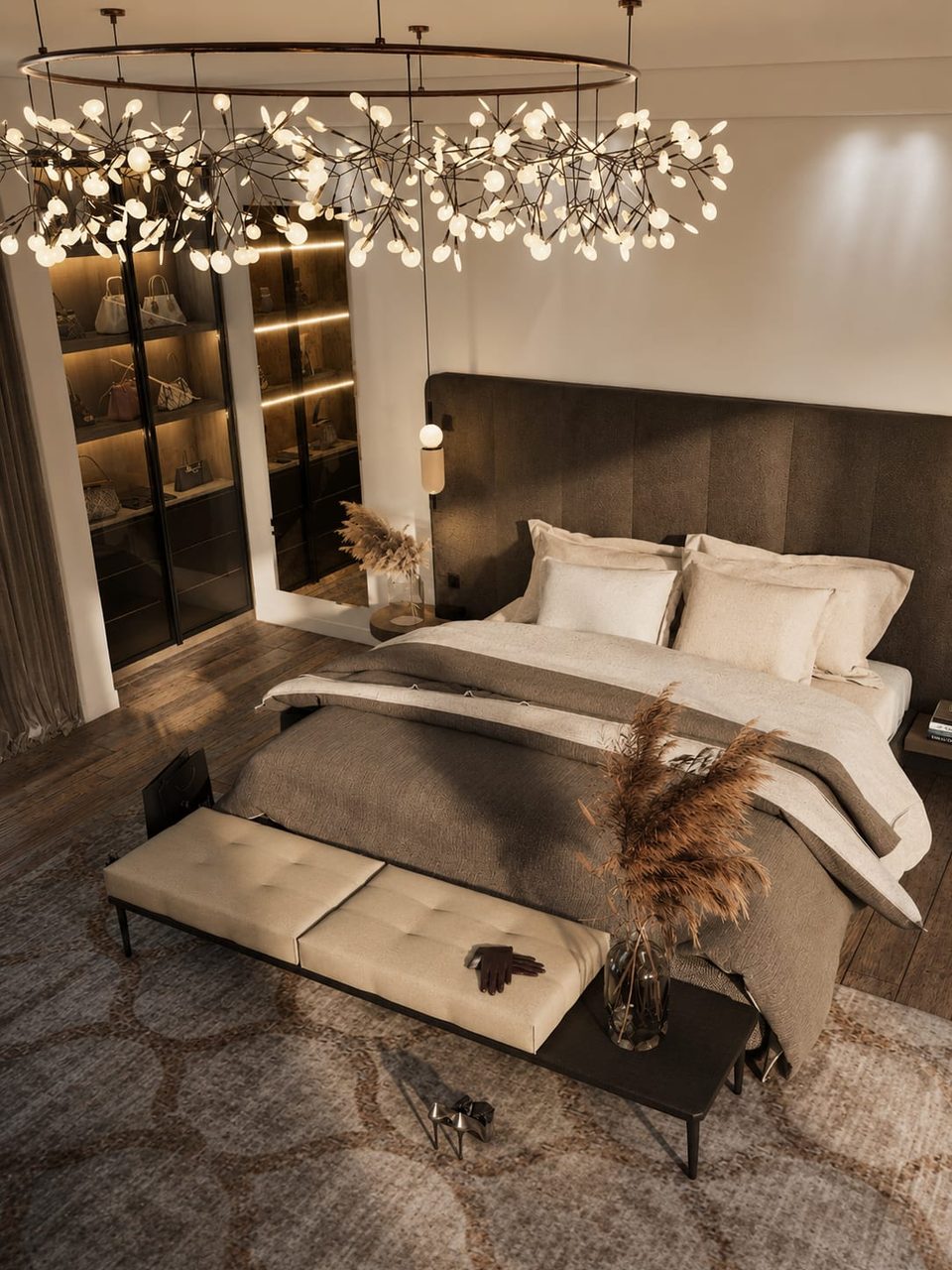 Heracleum — chambre, rénovation d'appartement par Créa'Home