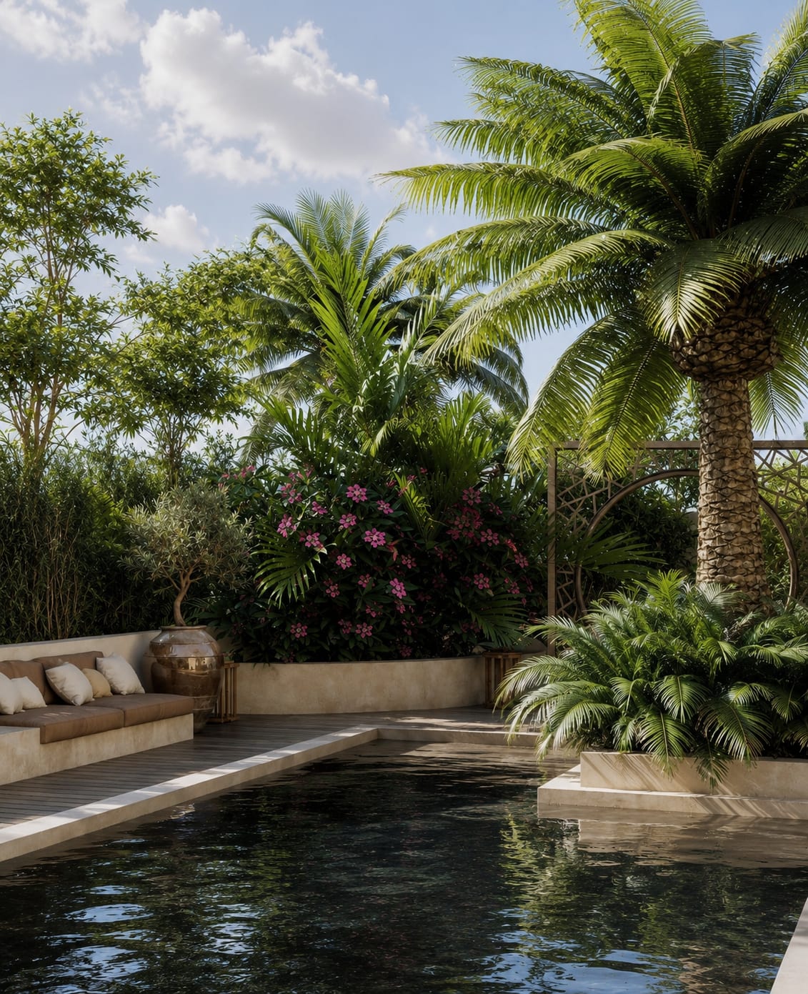 Clos Pecheret — piscine, rénovation de villa par Créa'Home