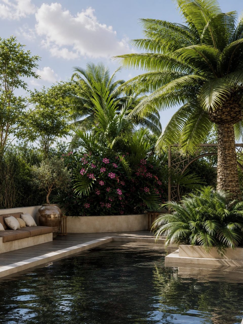 Clos Pecheret — piscine, rénovation de villa par Créa'Home