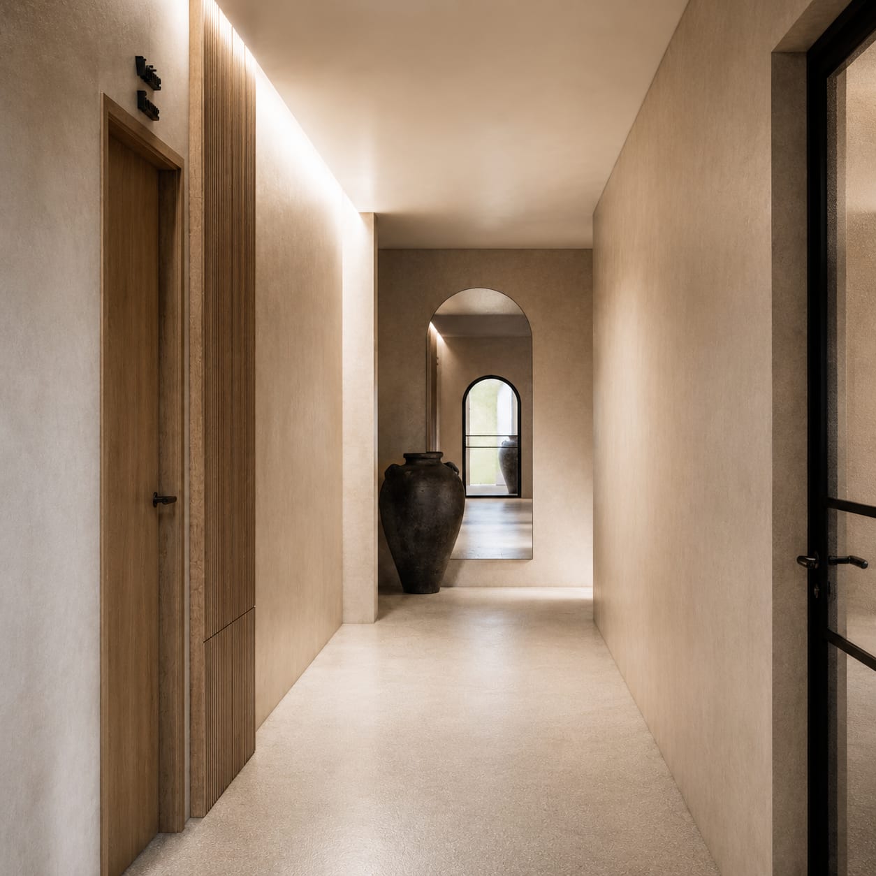 Eden des Sens — couloir, spa par Créa'Home