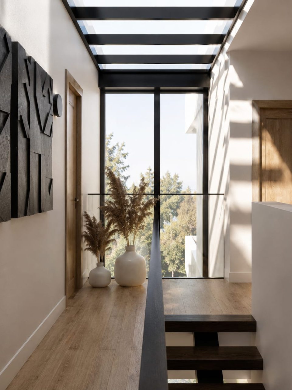 Ledru Rollin, Paris — couloir, rénovation d'appartement par Créa'Home