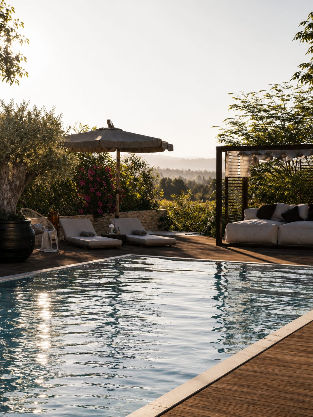 Villa Eden — piscine, rénovation de villa par Créa'Home