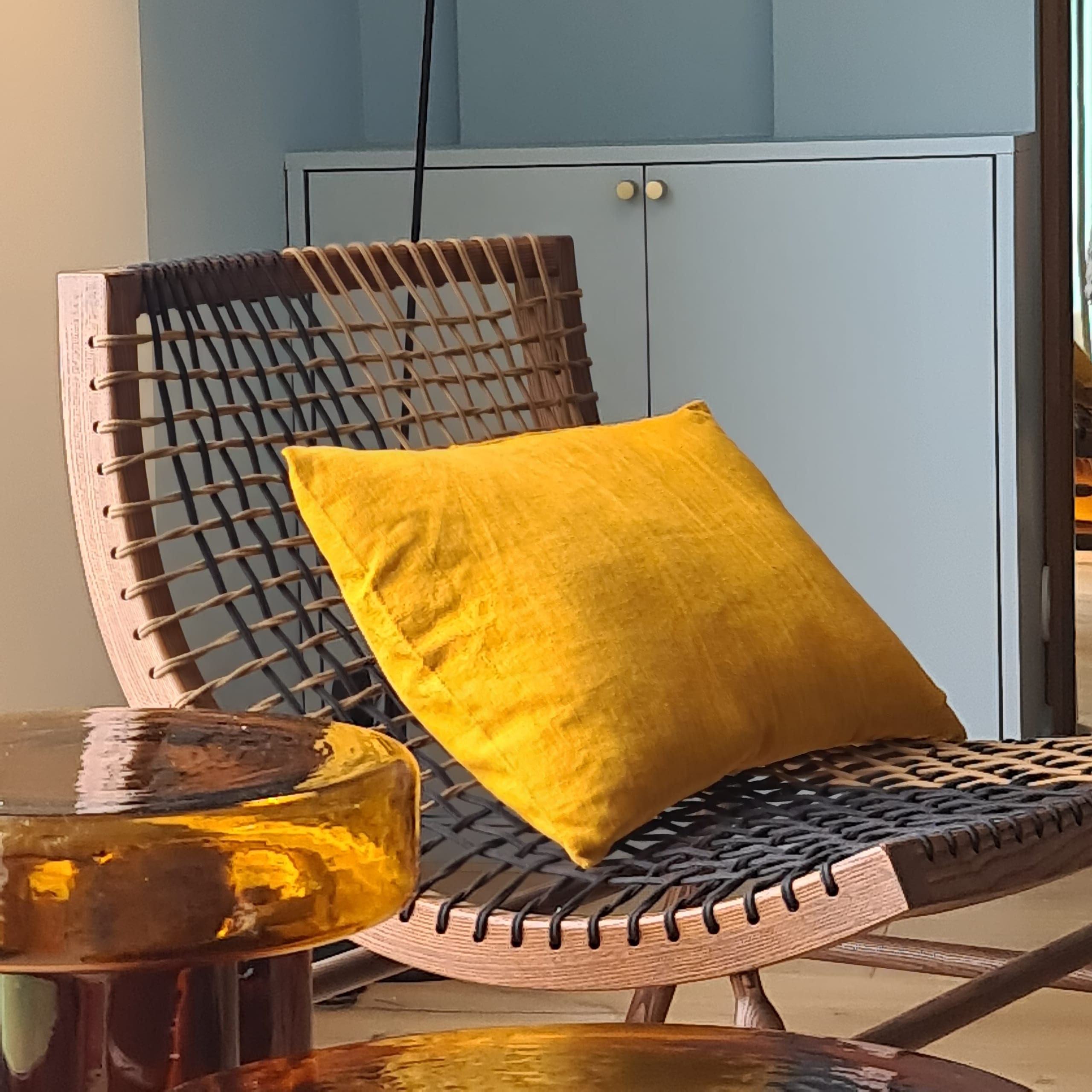 Ocean Drive, Le Pouliguen — salon, appartement balnéaire par Créa'Home