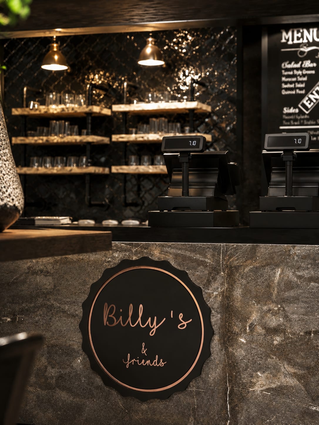 The Billy's — comptoir, restaurant par Créa'Home