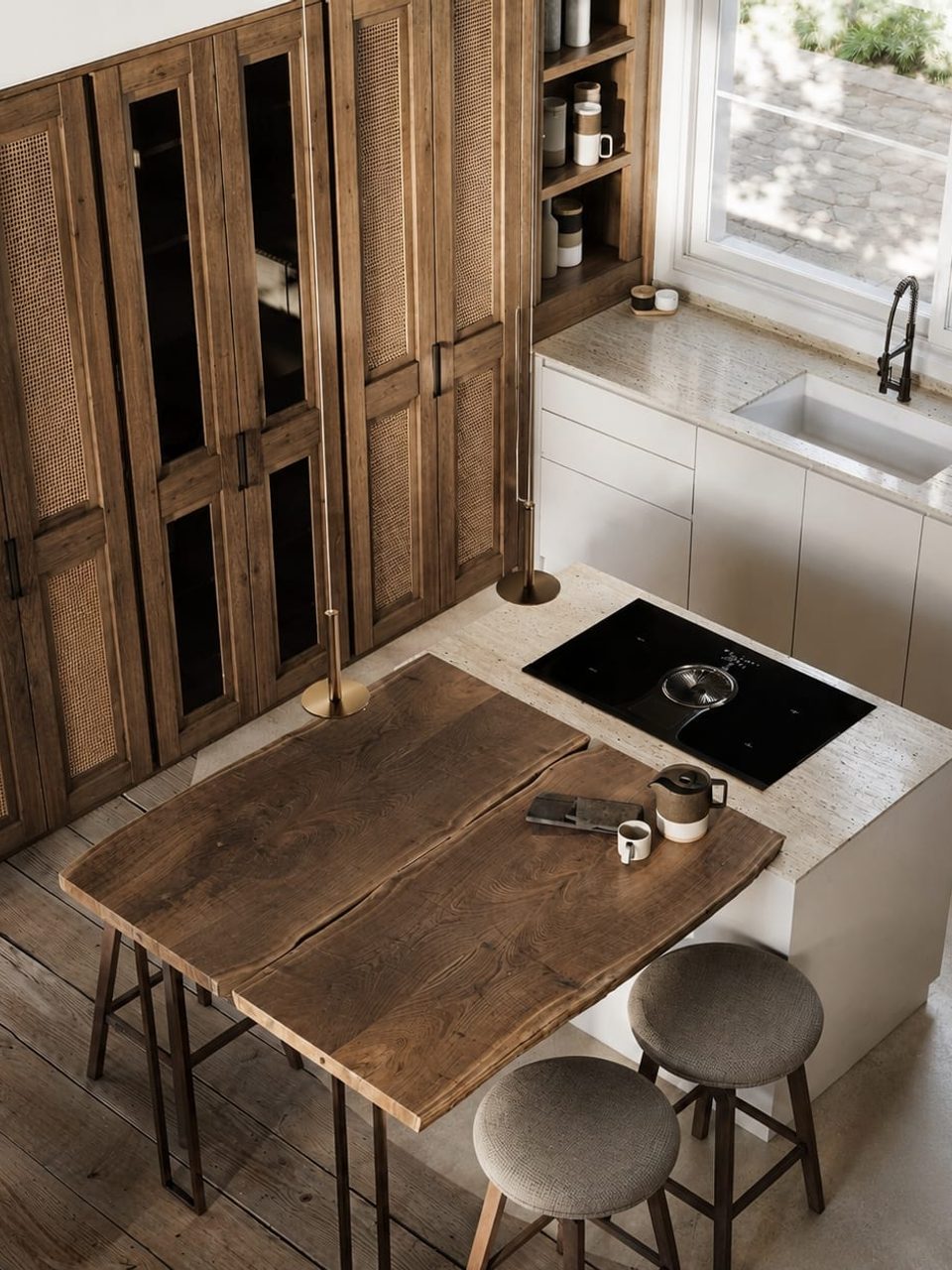 Villa Benoit — cuisine, rénovation de villa par Créa'Home