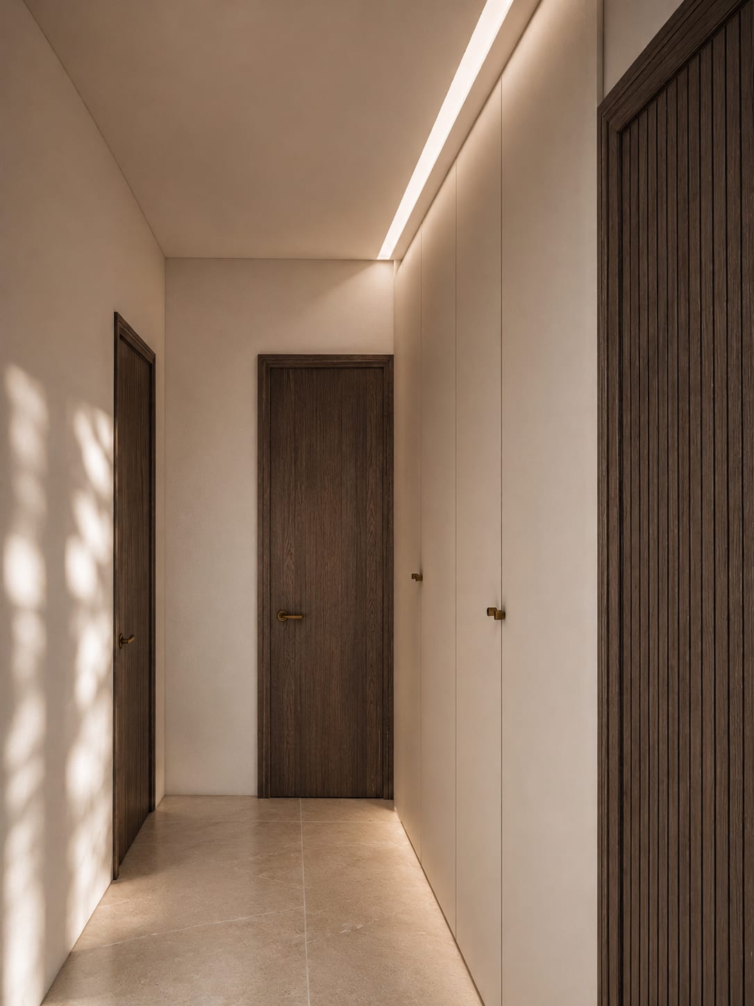 Clos Pecheret — couloir, rénovation de villa par Créa'Home