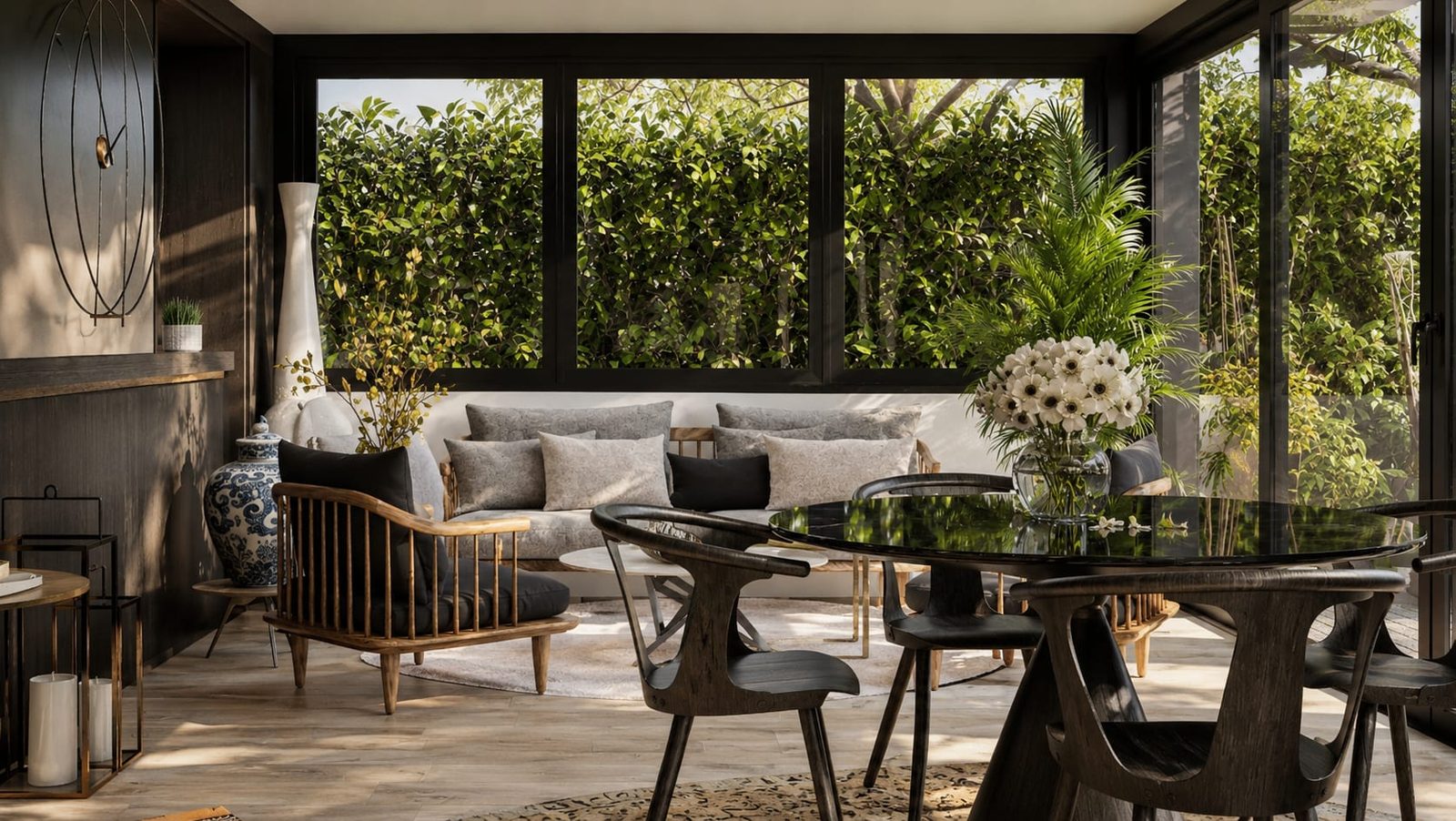River Chan — vue 8, pool house & extension par Créa'Home