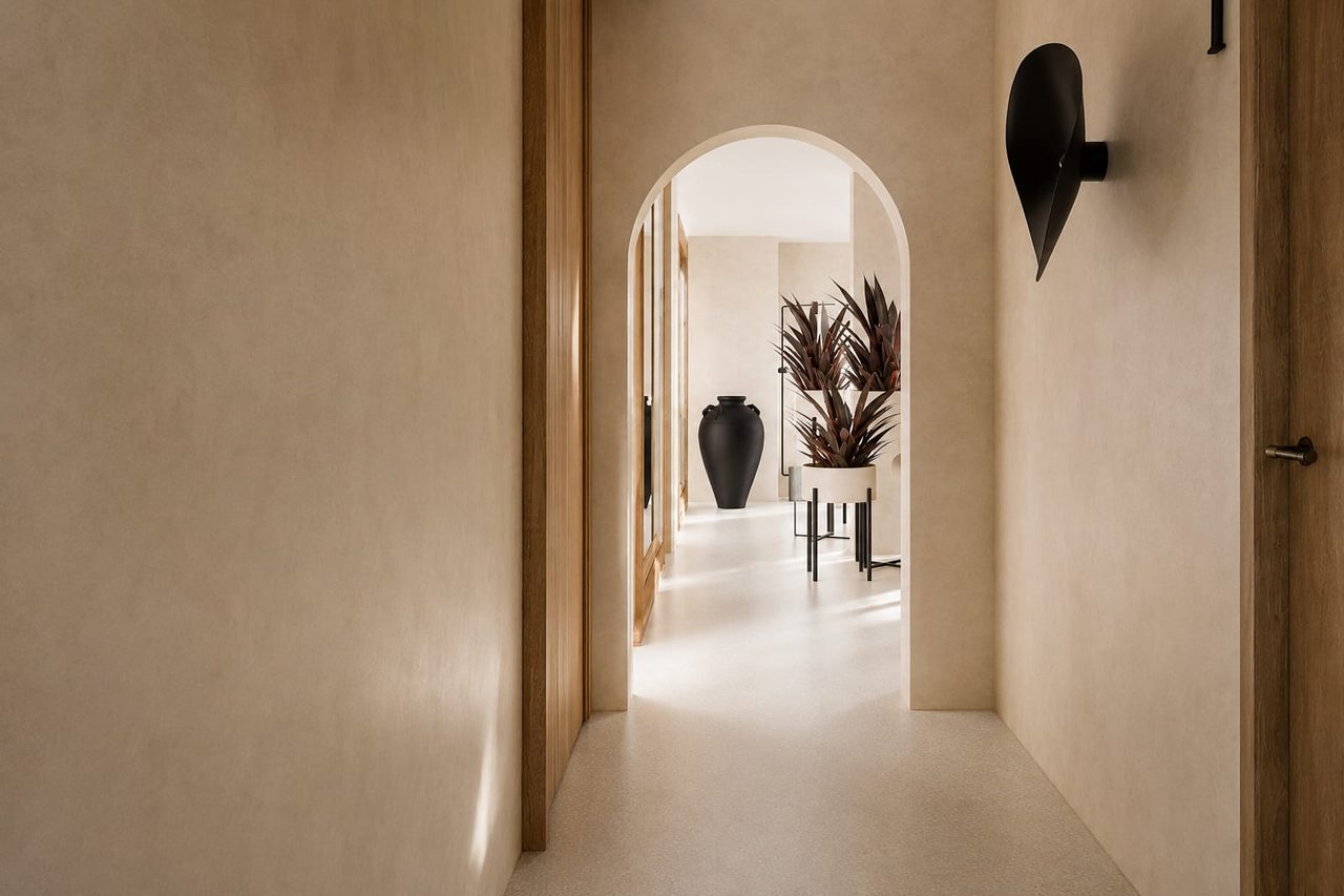 Eden des Sens — couloir, spa par Créa'Home
