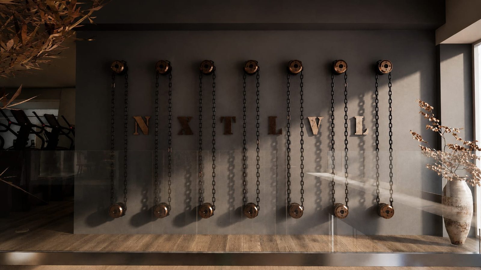 NXT LVL Club — vue 32, salle de sport par Créa'Home