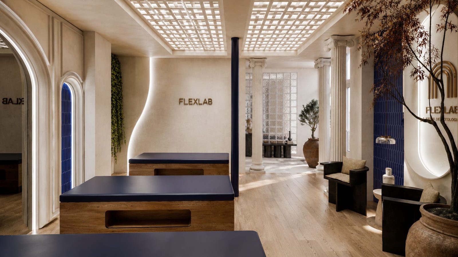 Flexlab Temple — vue 7, studio de bien-être par Créa'Home