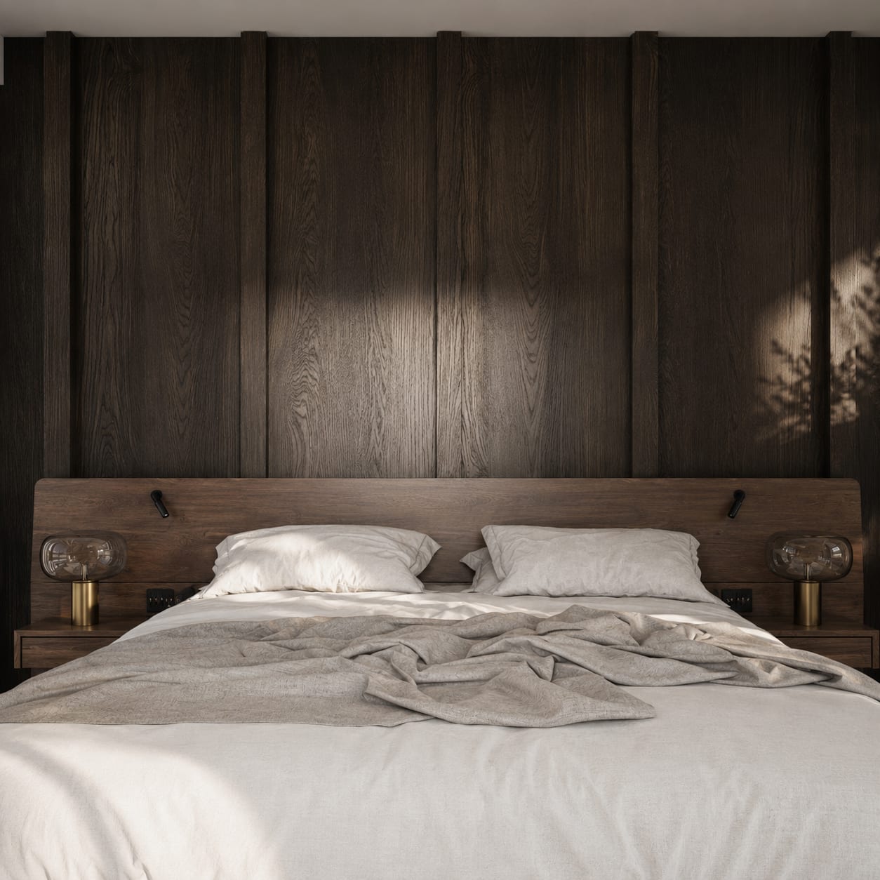 Ledru Rollin, Paris — chambre, rénovation d'appartement par Créa'Home