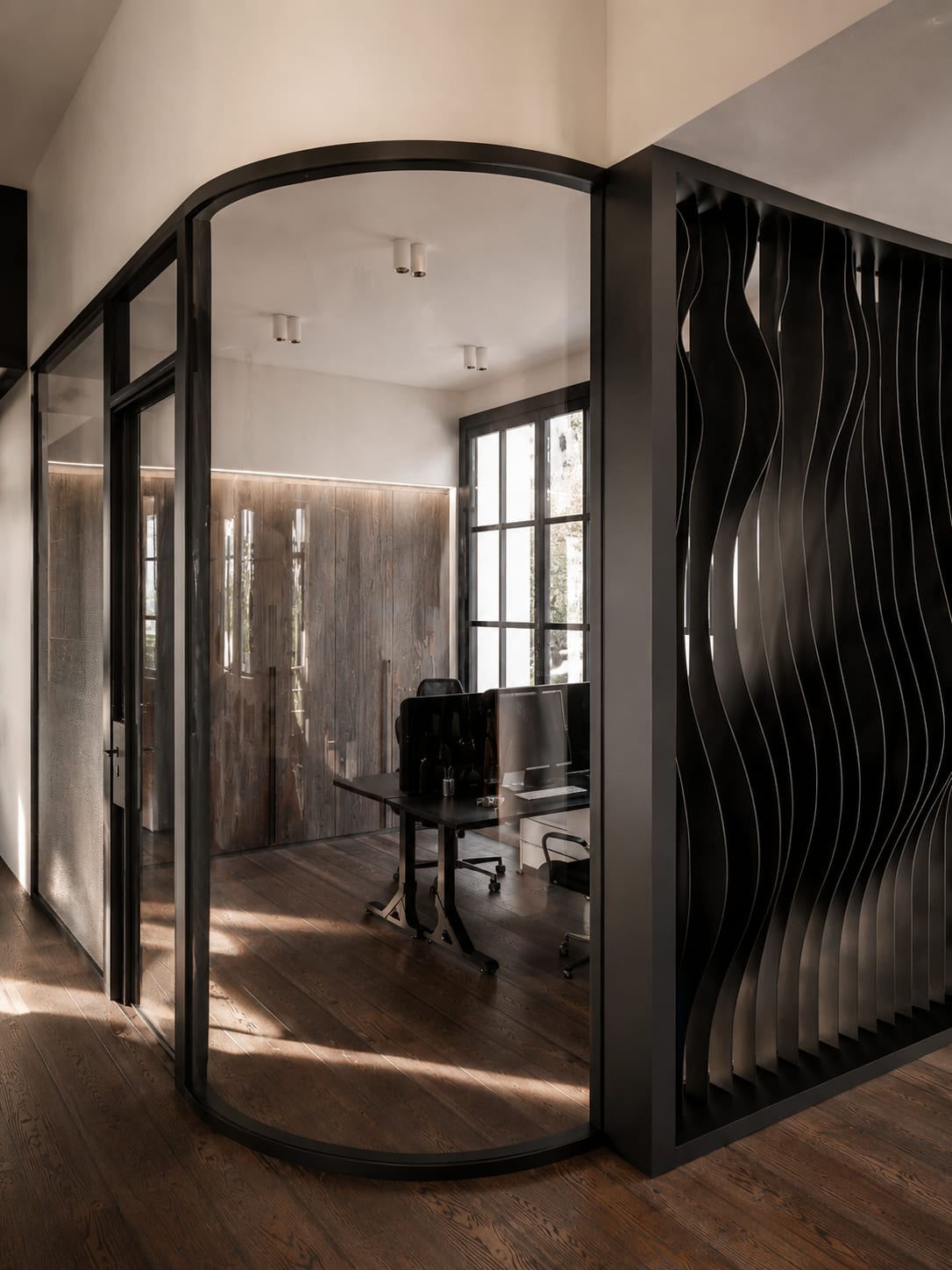 Lumen — couloir, bureaux par Créa'Home