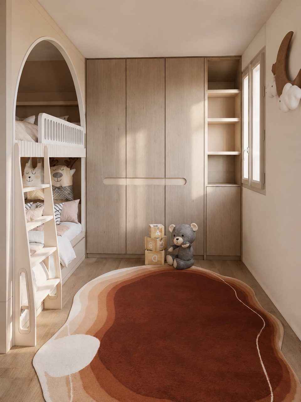 Clos Pecheret — chambre d'enfant, rénovation de villa par Créa'Home