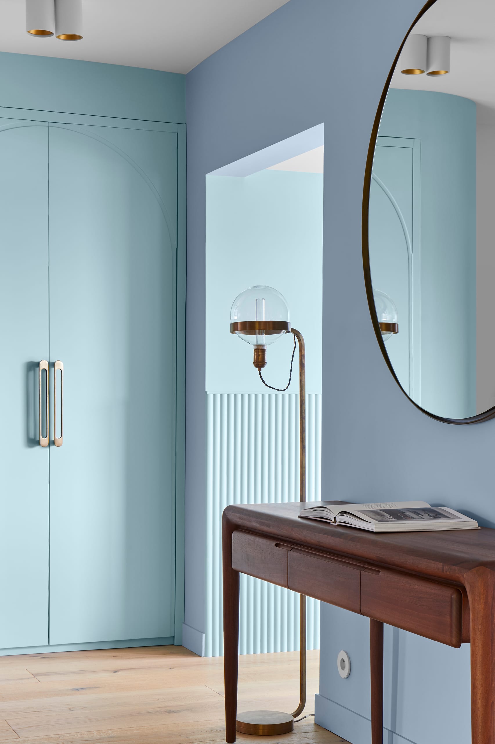 Ocean Drive, Le Pouliguen — entrée, appartement balnéaire par Créa'Home